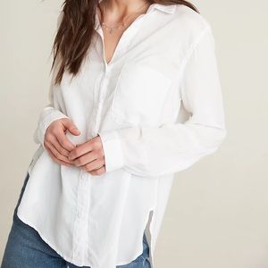Bella Dahl Round Hem Button Down Shirt